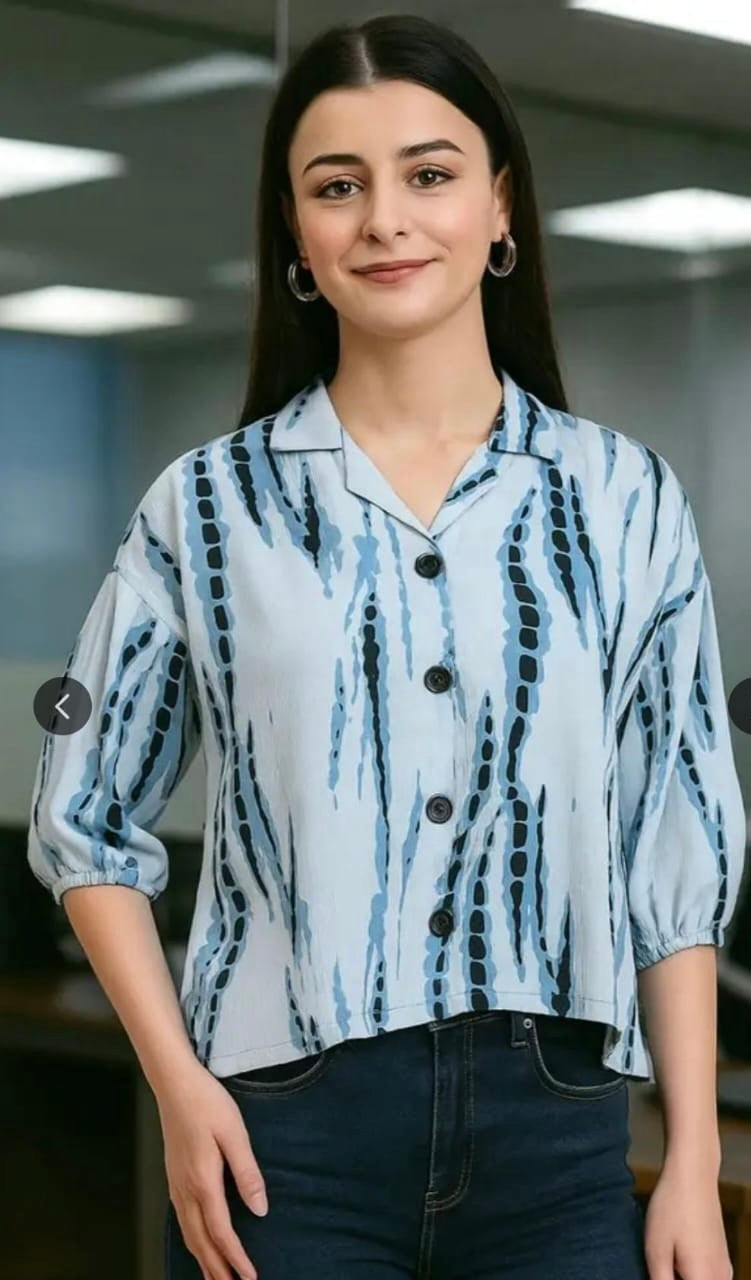 Women's Mauve Floral Textured Button-Down Shirt